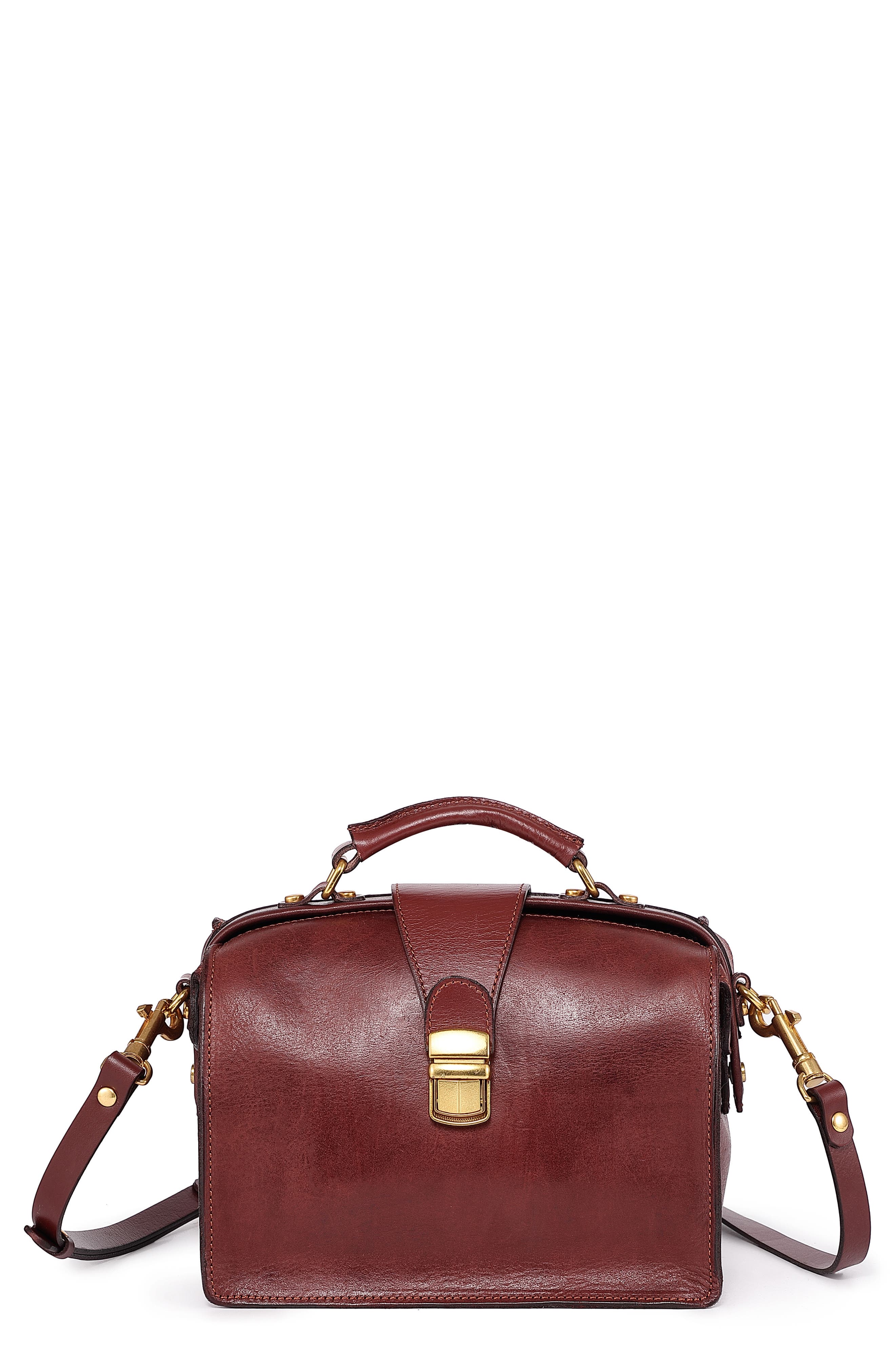 OLD TREND Doctor Transport Leather Satchel
