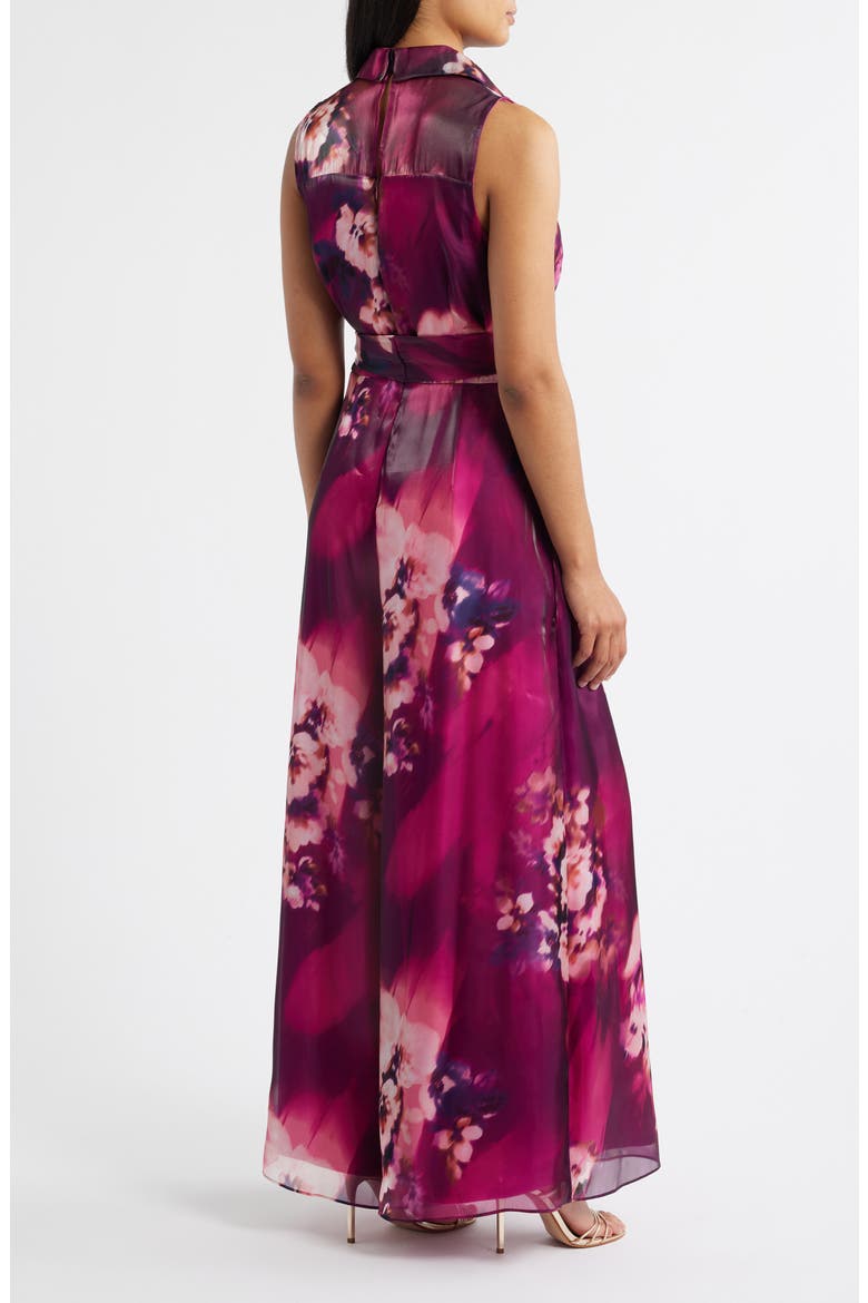 Floral Sleeveless Wide Leg Jumpsuit, Alternate, color, PURPLE MULTI
