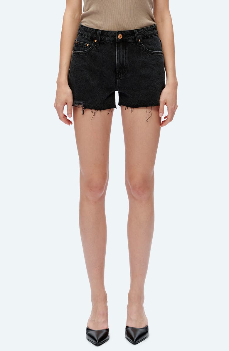 Bayeas Ella Cutoff Denim Shorts, Main, color, 