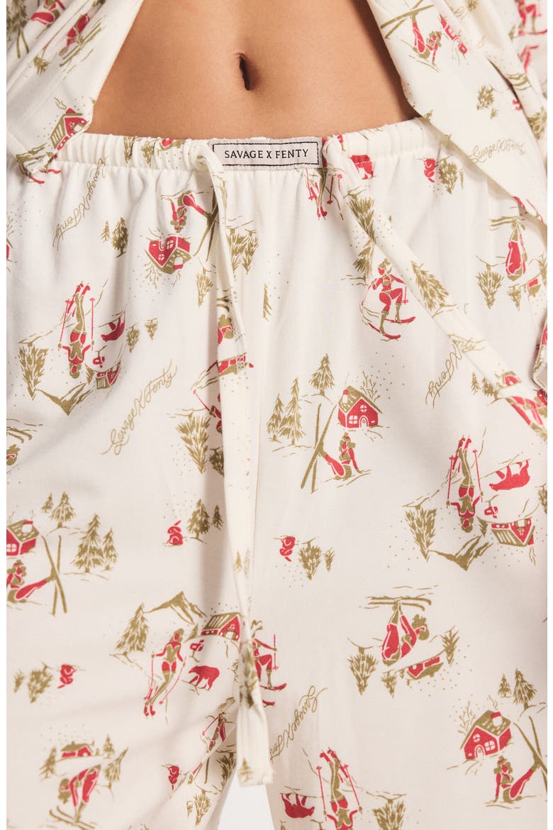Softcore Modal Blend Sleep Pants, Alternate, color, PETAL WHITE SULTRY SLOPES