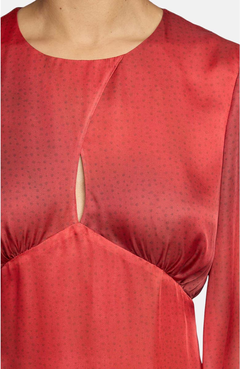 Santorelli Imani Midi Dress, Alternate, color, Scarlet