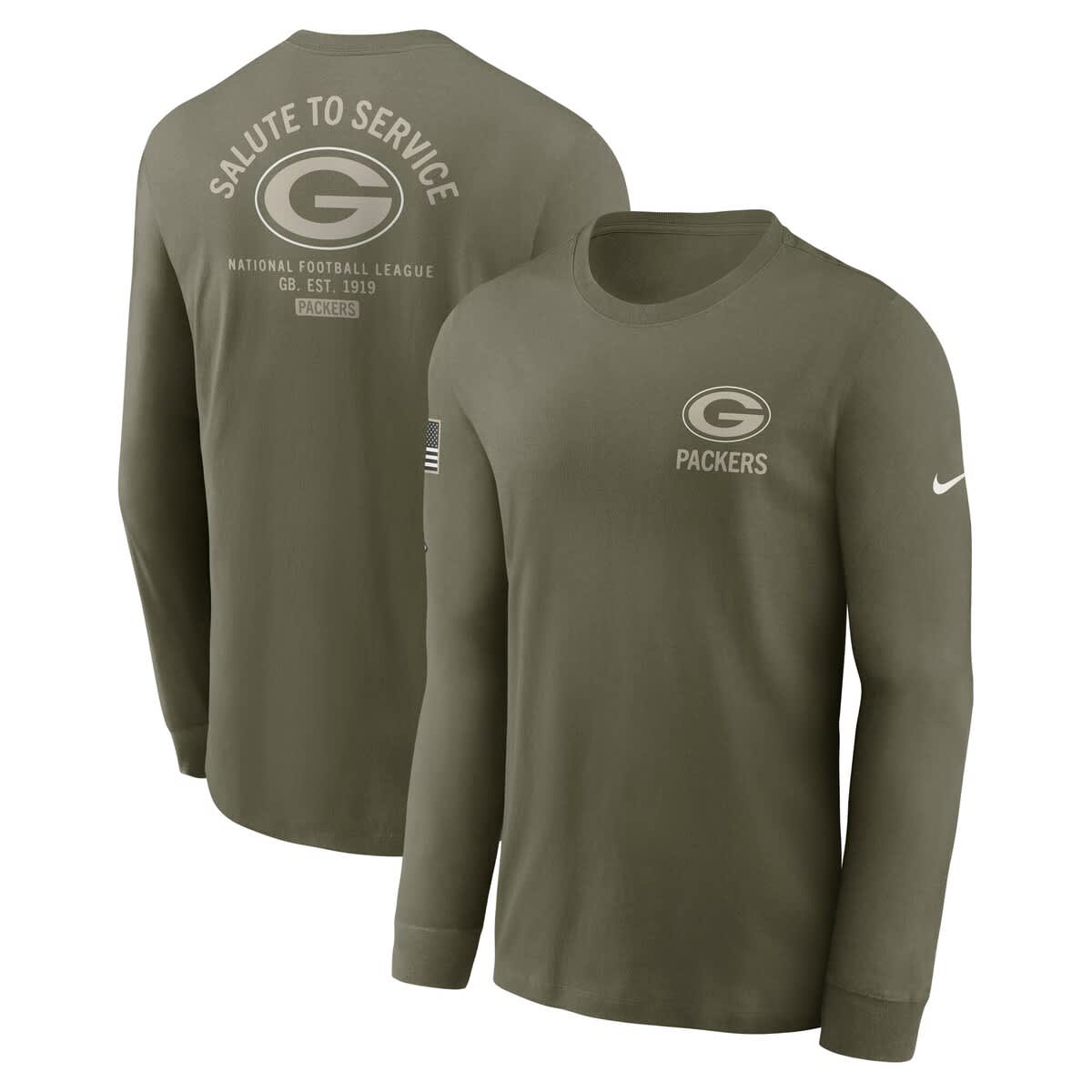 nike men's salute to service green bay packers