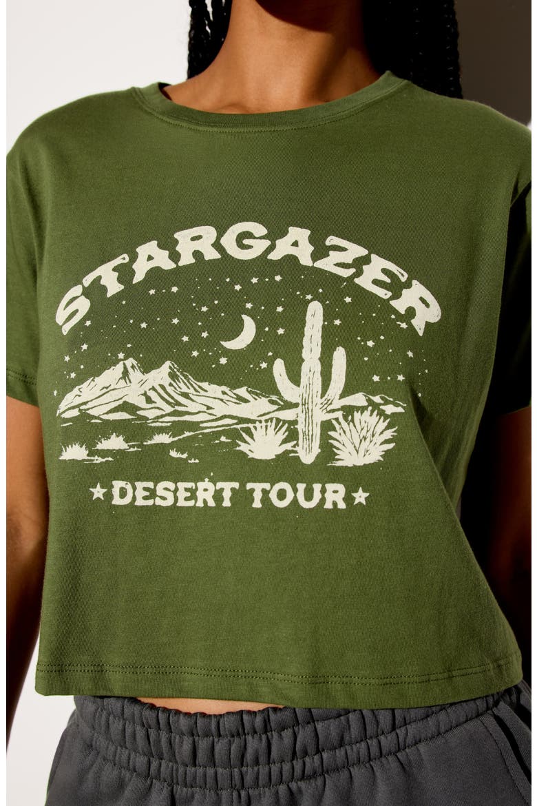 Desert Tour Mercury Crop Top, Alternate, color, LAUREL GREEN