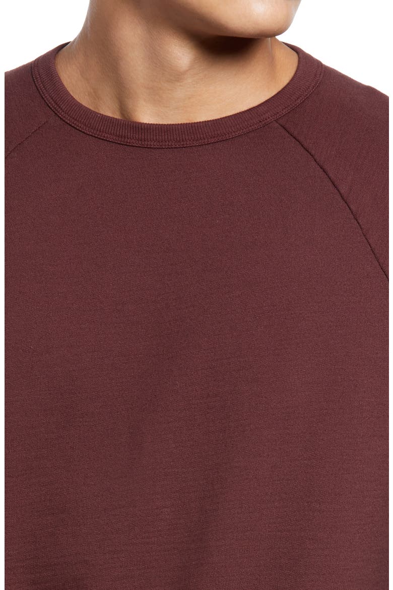 Elba Men's Crewneck Sweatshirt, Alternate, color, SPICED RUM