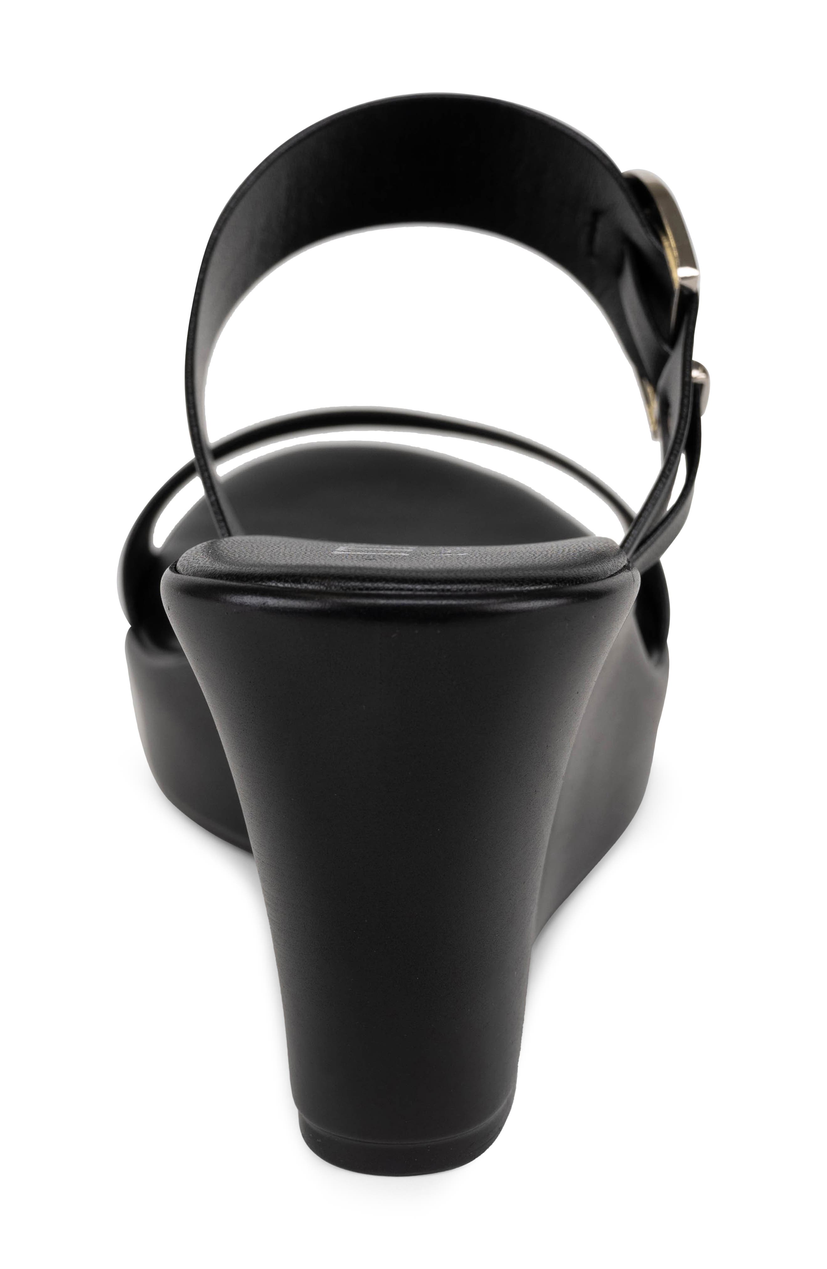 ITALIAN SHOEMAKERS Quincie Slide Wedge Sandal, Alternate, color, 