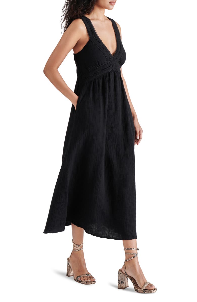 Steve Madden Taryn Cotton Midi Dress, Alternate, color, 