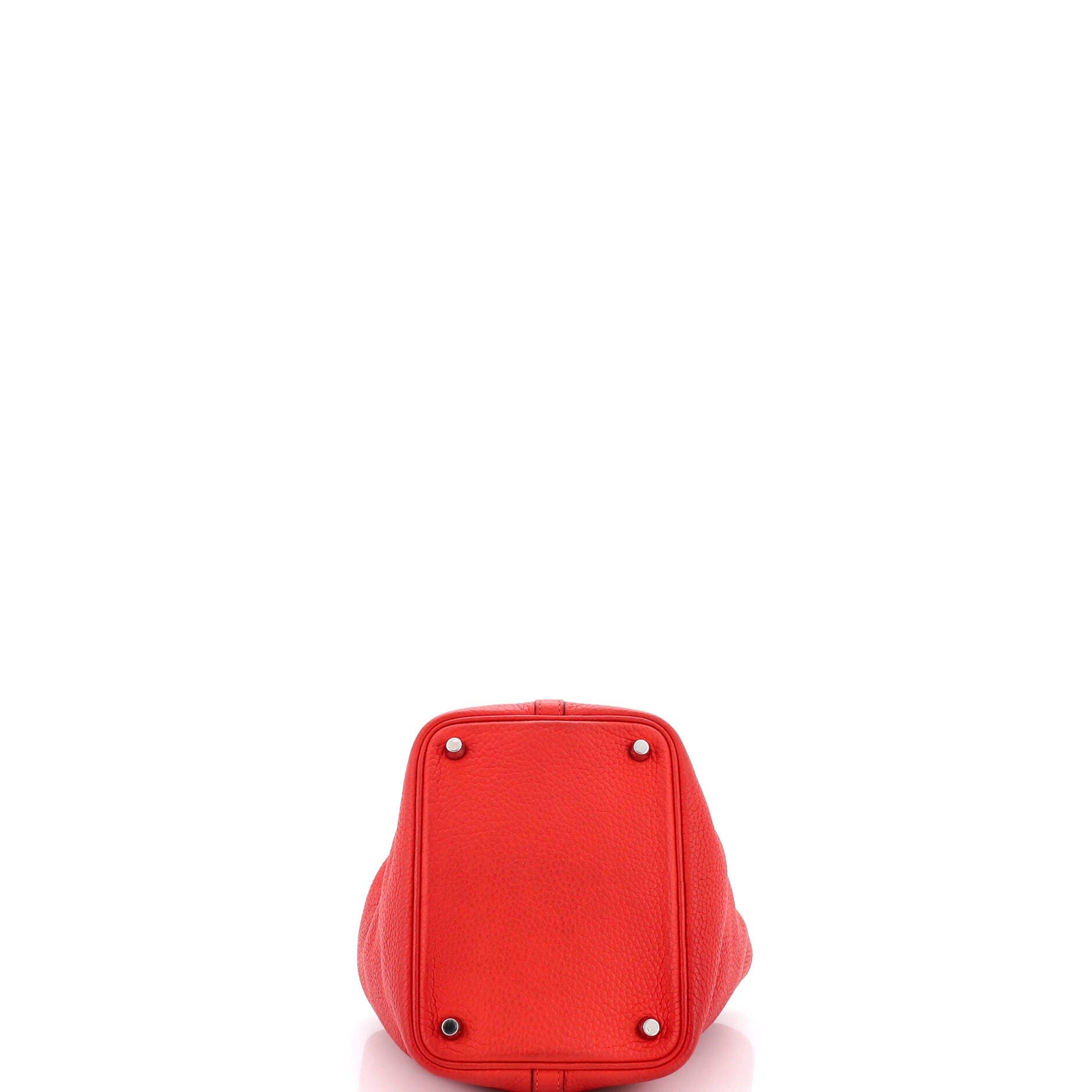 Pre-Owned Hermes Picotin Lock Bag Clemence PM, Alternate, color, Rouge Tomate