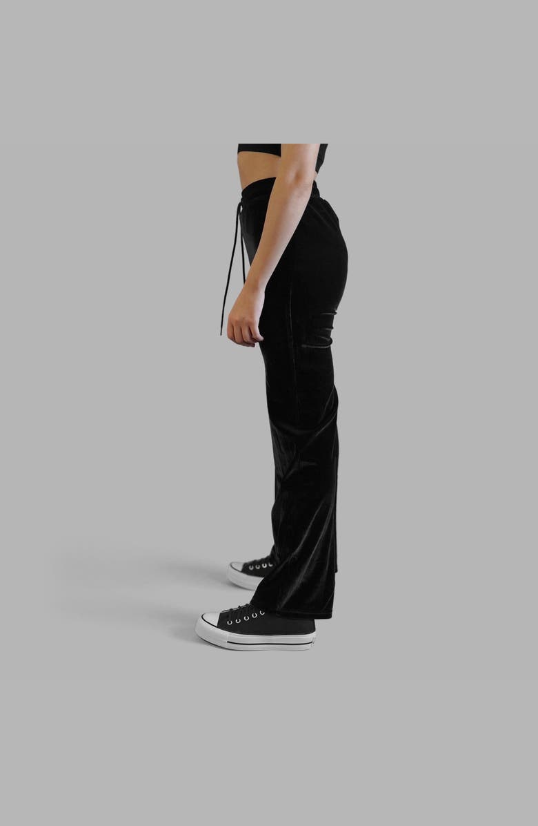 Blvck Velvet Sweatpants, Alternate, color, Black