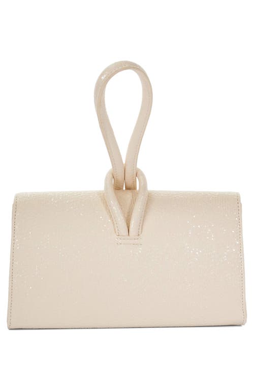 Dune London Brynie Faux Leather Wristlet In Ecru