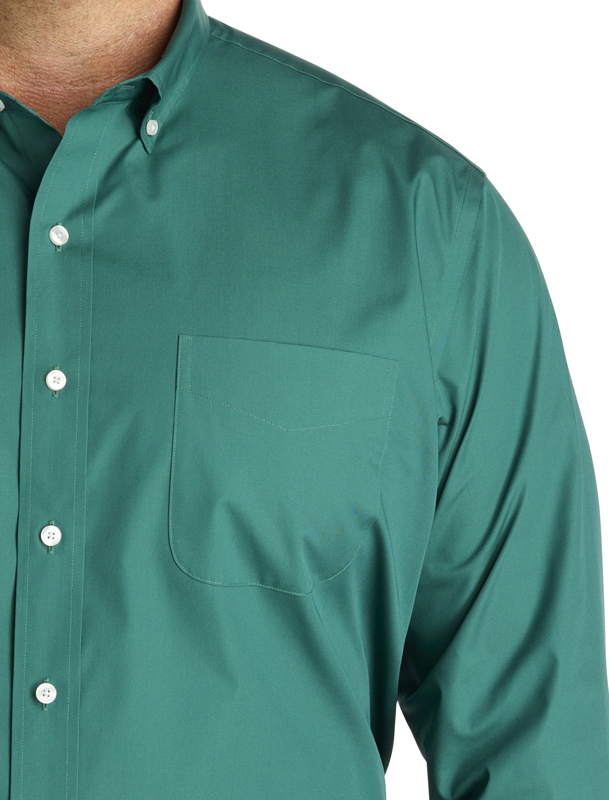 Big & Tall  Solid Tech Sport Shirt - image 2