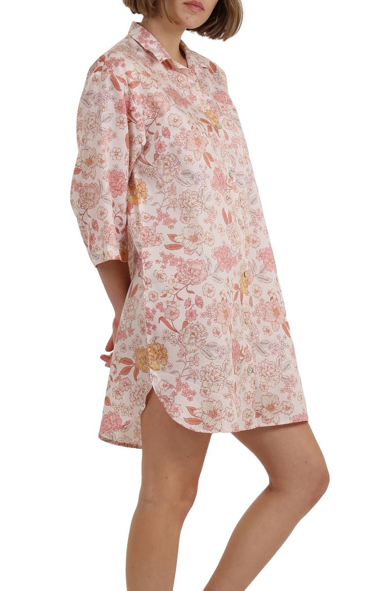 Papinelle Karolina Cotton Sateen Nightgown, Alternate, color,