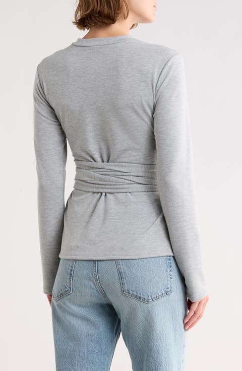Tie Front Pullover