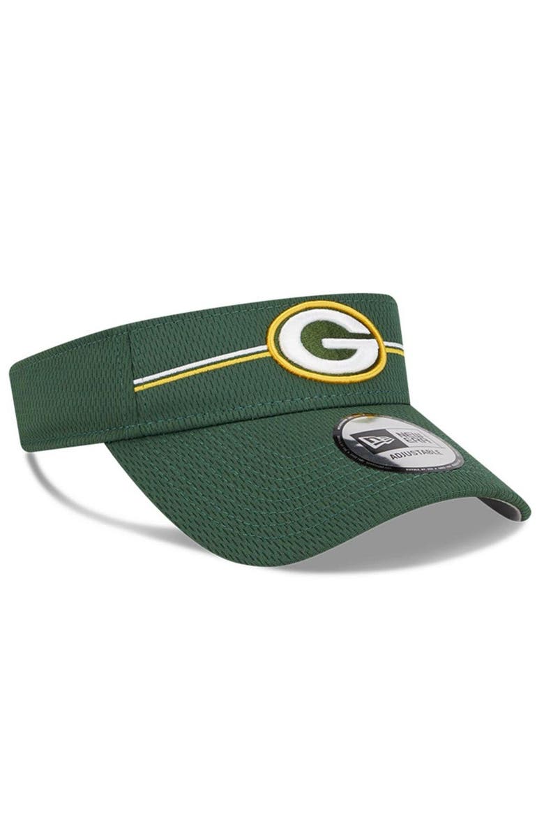 New Era Men's New Era Green Green Bay Packers 2023 NFL Training Camp Adjustable Visor, Alternate, color,