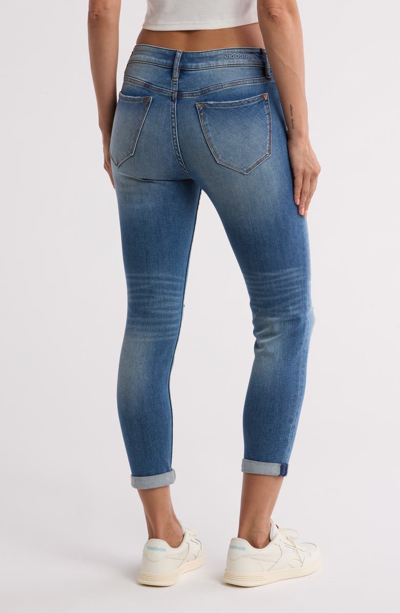 Vigoss Thompson Tomboy Crop Relaxed Skinny Jeans, Alternate, color, 