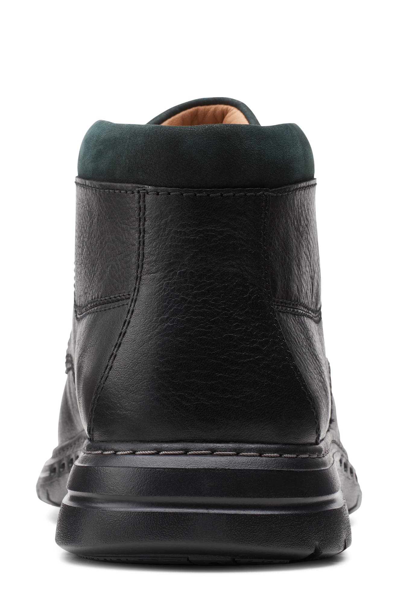 Un Brawley Chukka Boot, Alternate, color, BLACK TUMBLED LEATHER