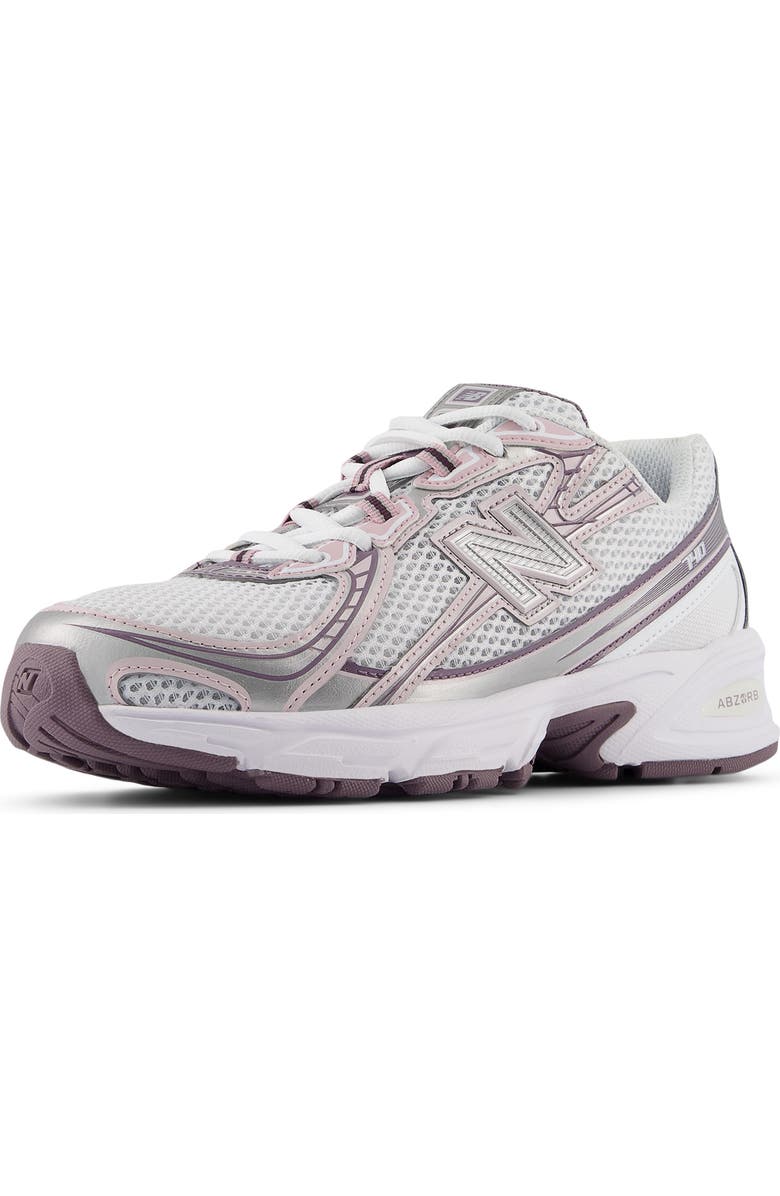 New Balance Gender Inclusive 740 Sneaker, Alternate, color, Ice Wine/ White
