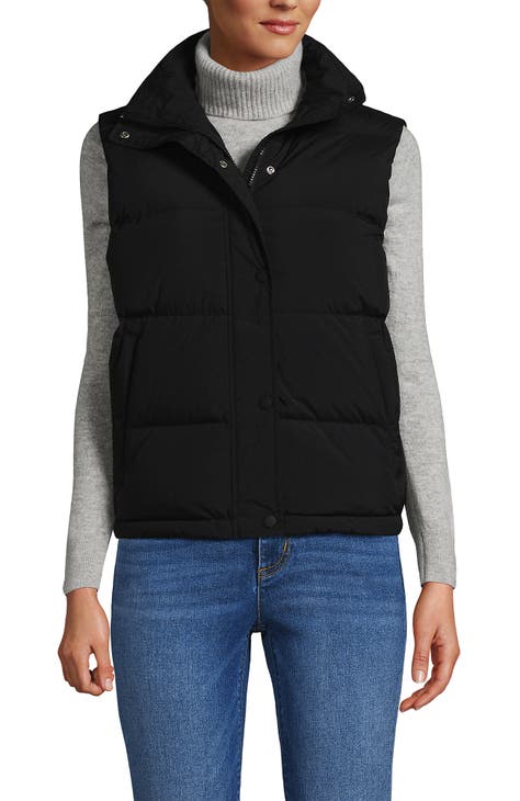 Lands end womens long vest on sale