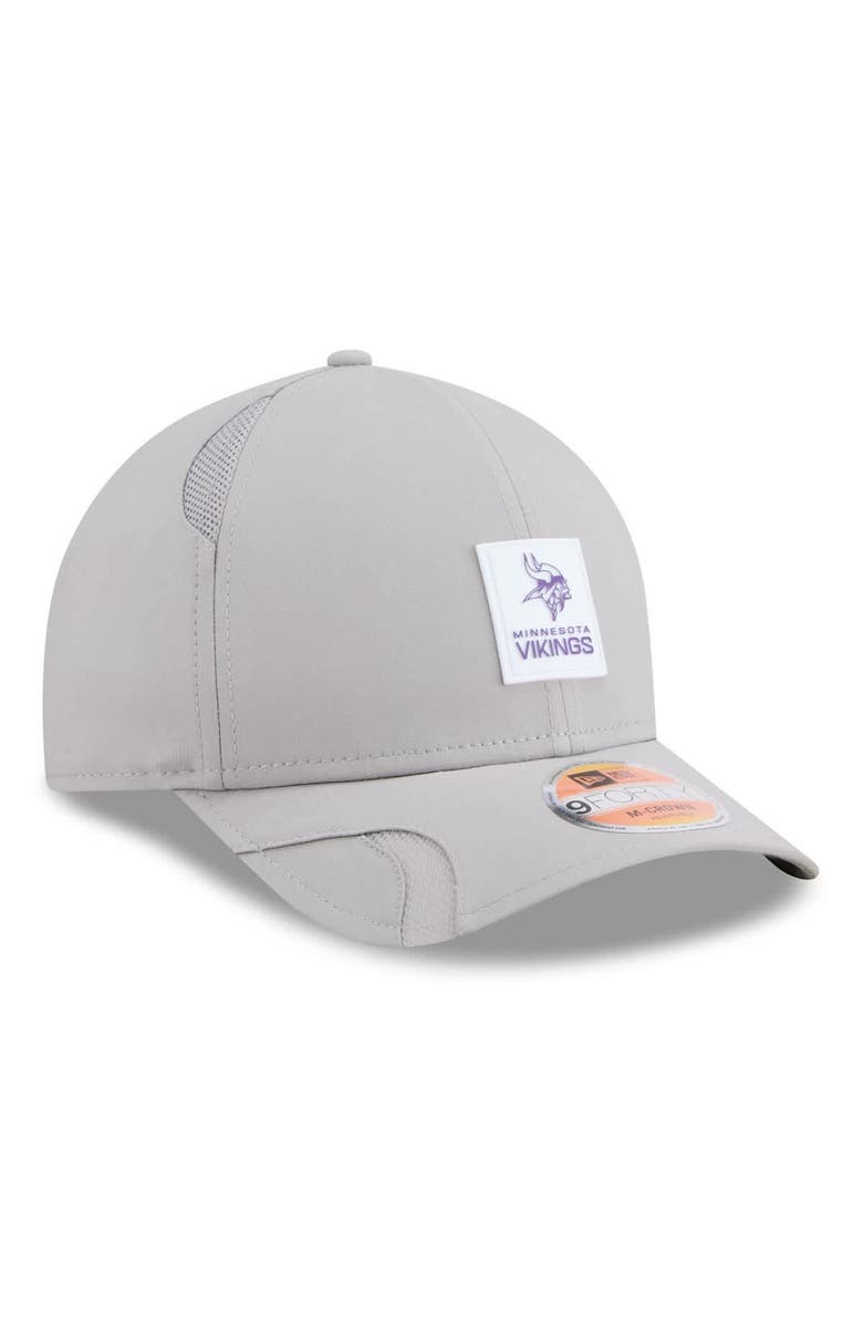 New Era Men's New Era Gray Minnesota Vikings 2025 Sideline  M-Crown 9FORTY Adjustable Hat, Alternate, color, 