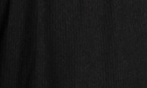 Nom Maternity Supersoft Rib Wide Leg Maternity Pants In Black