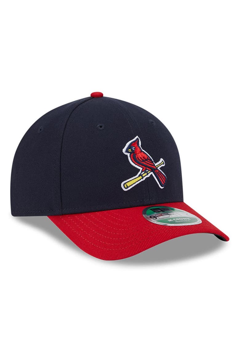 Men's New Era  Navy/Red St. Louis Cardinals Player Replica 9FORTY Adjustable Hat, Alternate, color, Navy