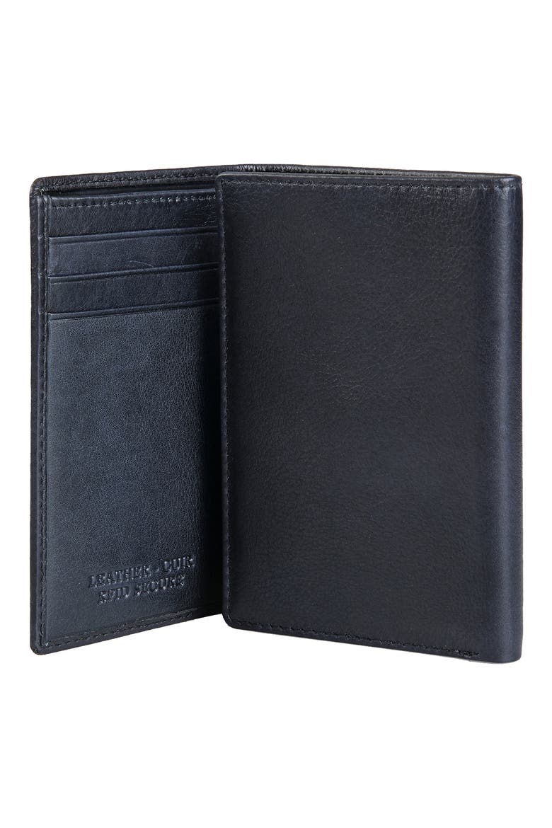 RFID Trifold Wallet, Alternate, color, BLACK