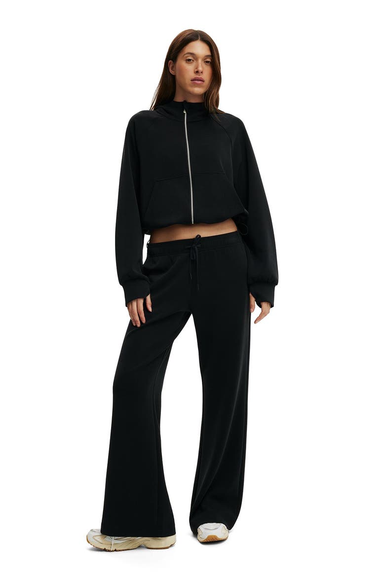 Women's Active Ultimate Soft Wide Leg Pant, Alternate, color, Black