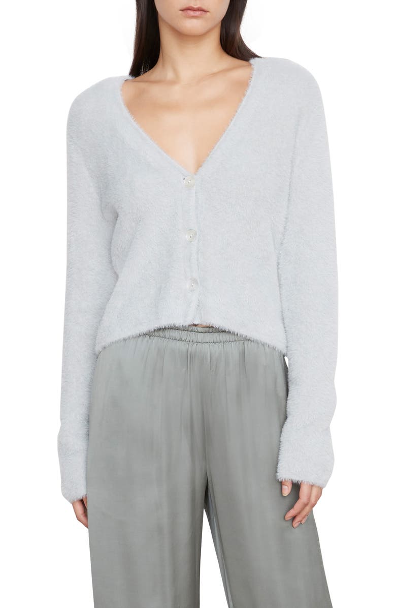 Vince Eyelash Knit V-Neck Cardigan, Main, color,
