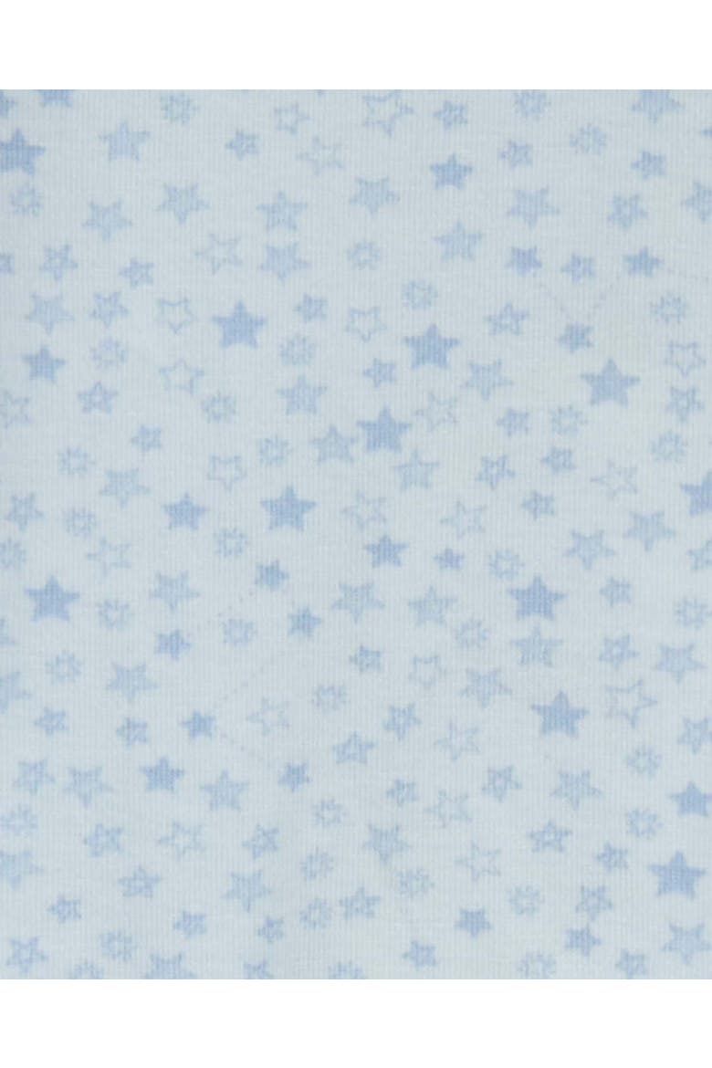Baby Constellations In The Night Sky Footie, Alternate, color, Blue