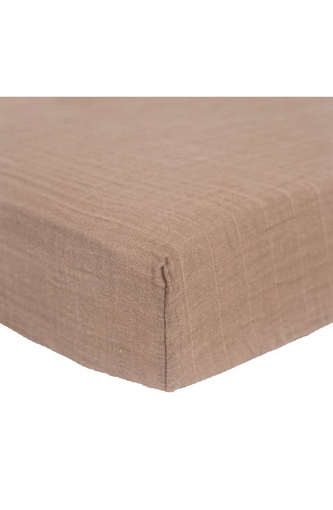 Organic Cotton Muslin Crib Sheet