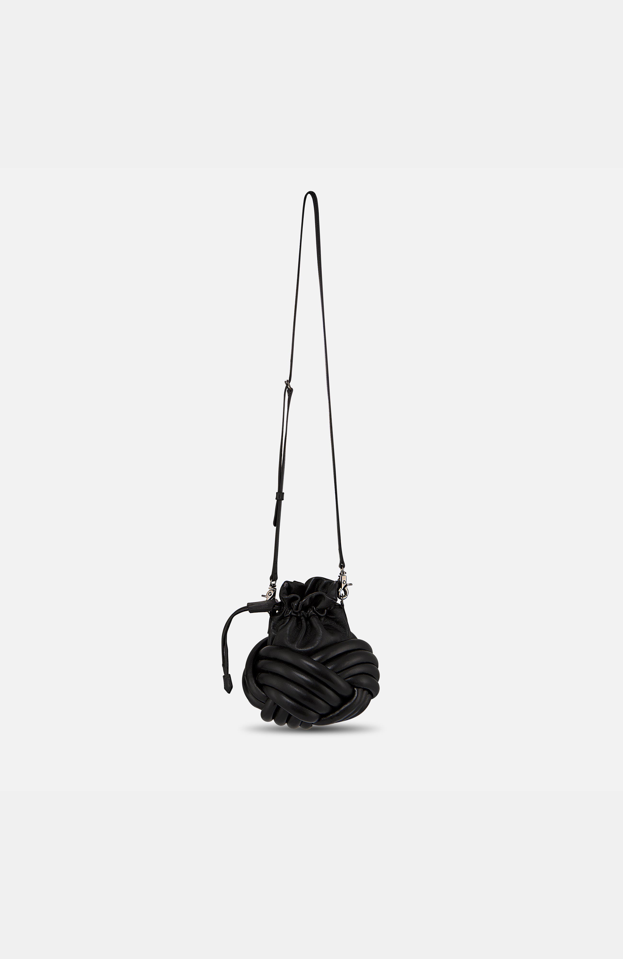 Fini Knurly Handbag - Black, Alternate, color, Black