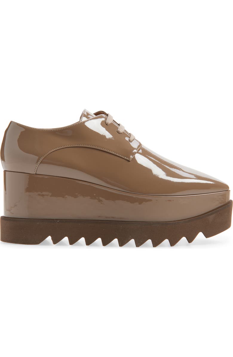 Stella McCartney Sneakelyse Platform Sneaker, Alternate, color, Caffelatte