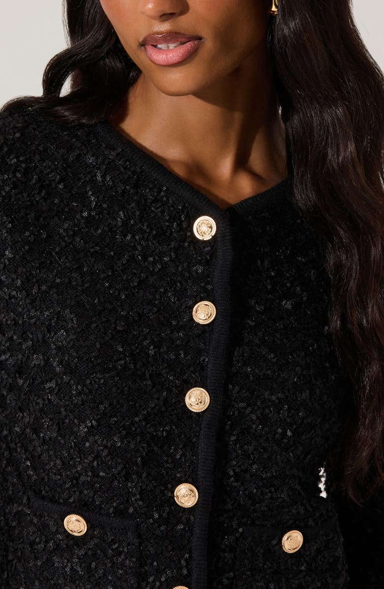 ASTR the Label Texture Stitch Cardigan, Alternate, color,