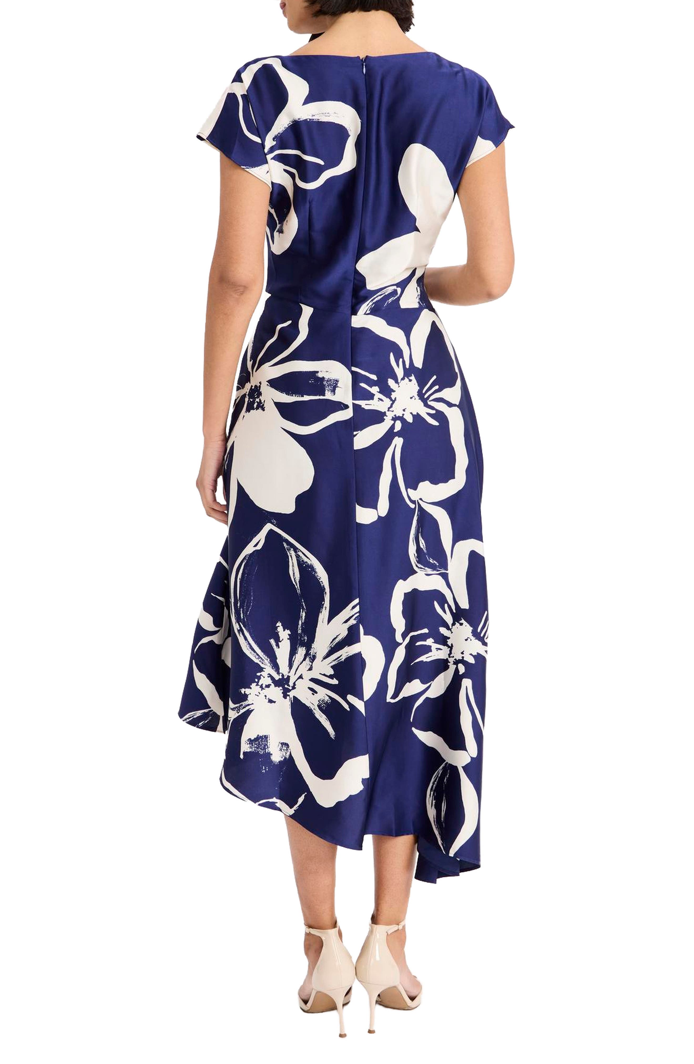 Asymmetric Hem Midi Dress - image 2