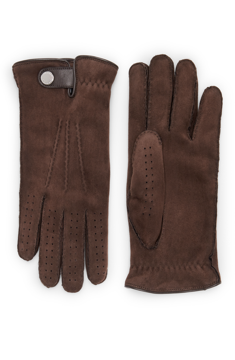 Brunello Cucinelli Shearling gloves, Main, color, 