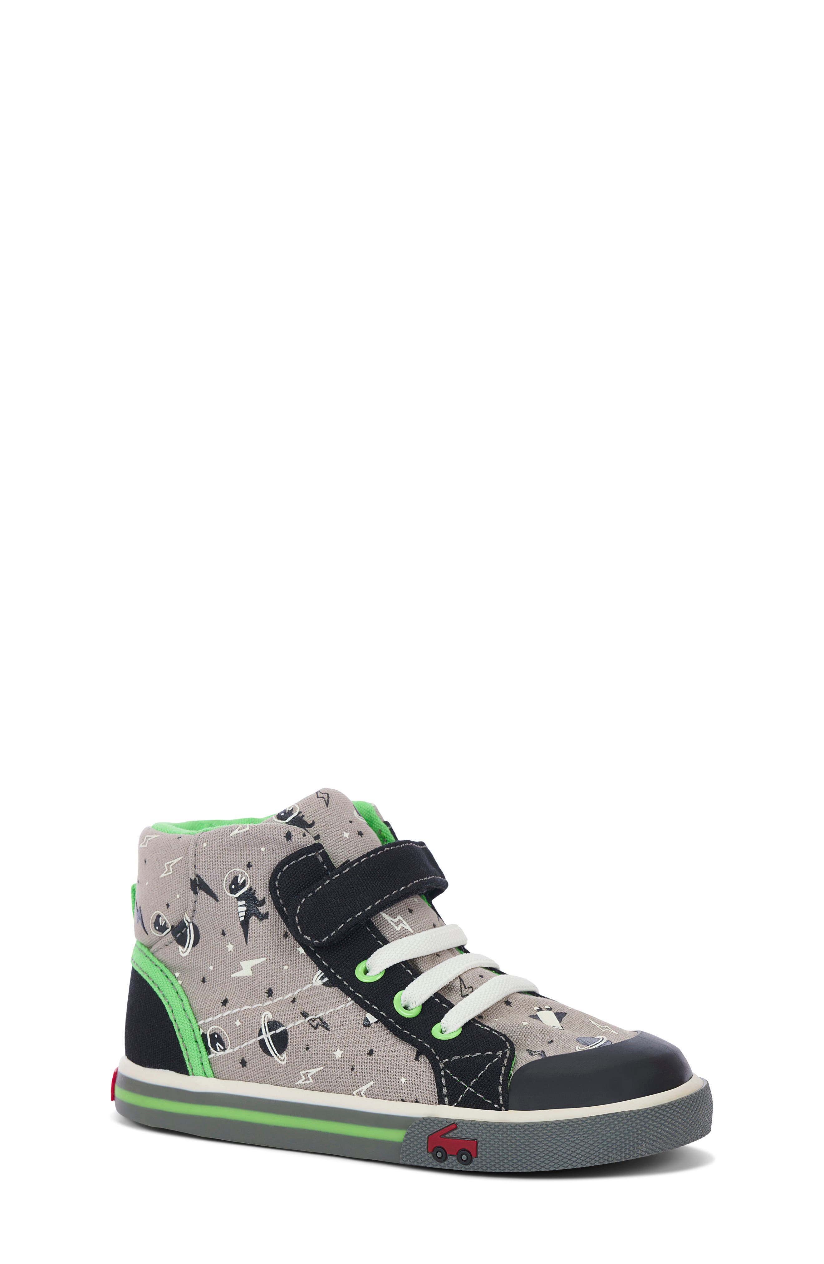 Dane High-Top Sneaker, Main, color, GRAY/ SPACE GLOW