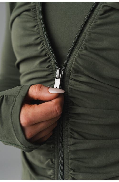 Vitality Cloud Ii Gather Jacket In Green