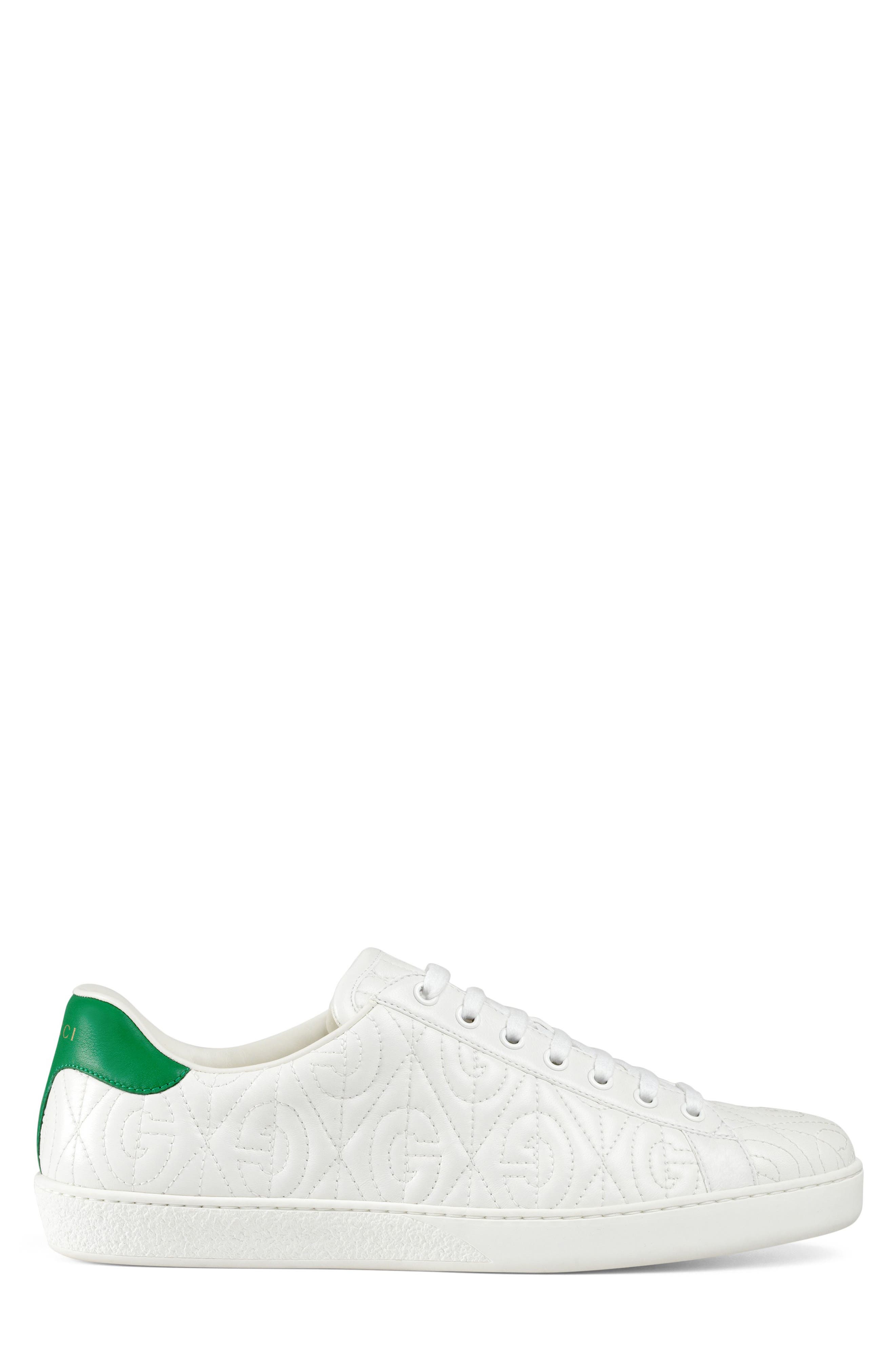 Gucci Quilted Sneaker, Alternate, color, 