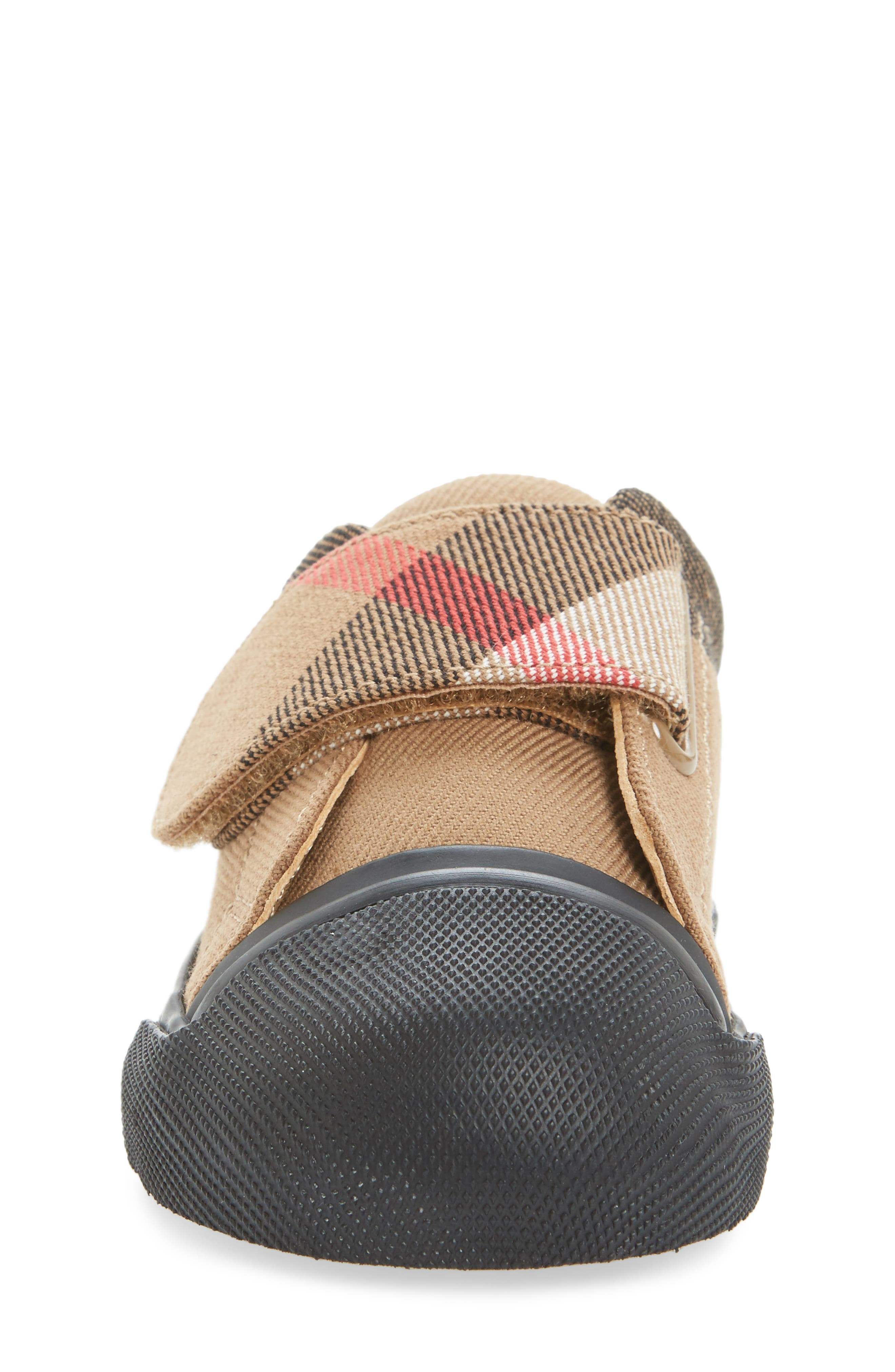 Burberry Beech Crib Sneaker, Alternate, color, 