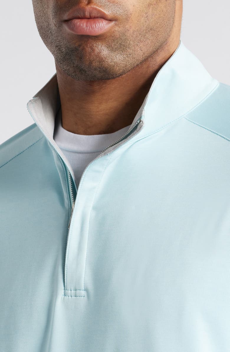 Peter Millar Crown Crafted Stealth Performance Quarter-Zip Pullover, Alternate, color, Blue Spruce