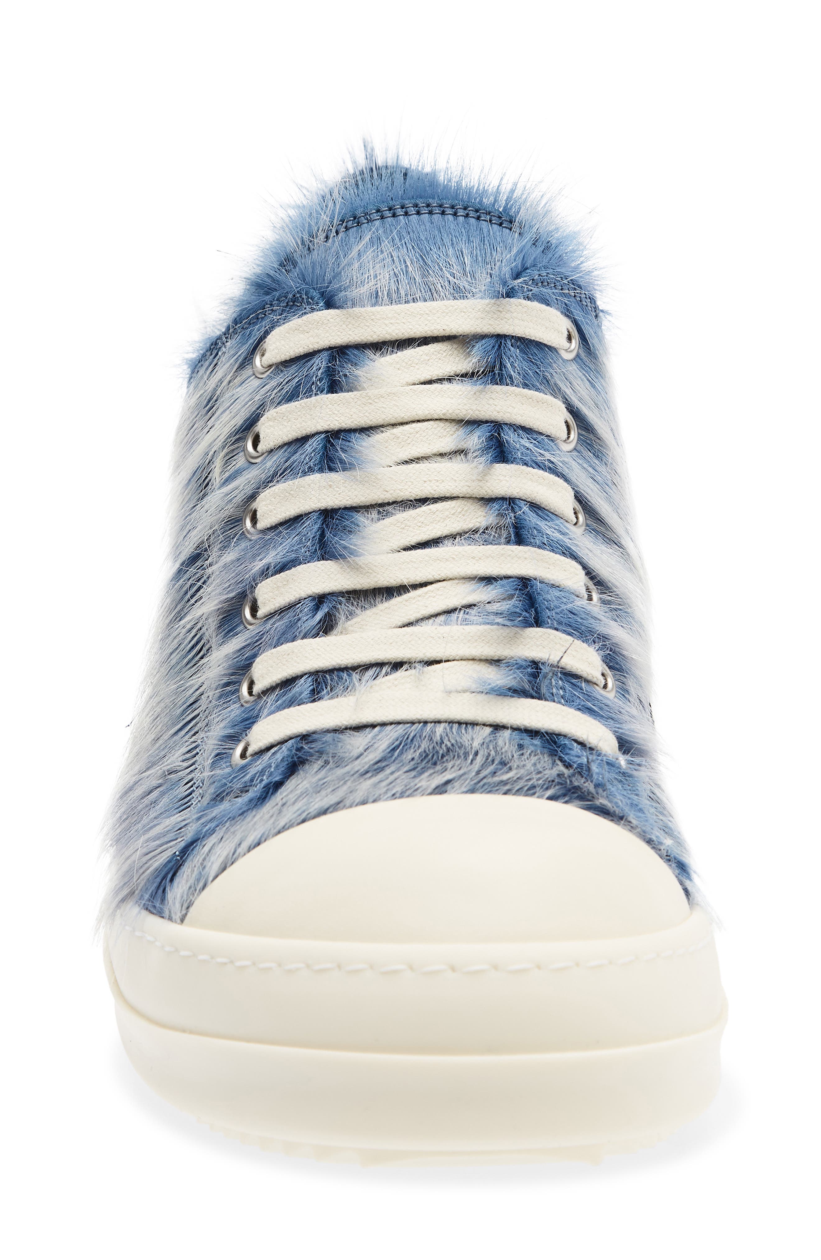 Low Sneaks Genuine Calf Hair Sneaker, Alternate, color, MELANGE/ MILK/ MILK