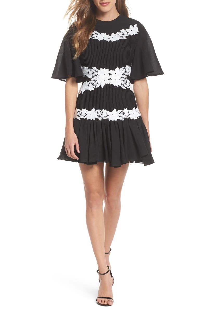 Keepsake the Label All Mine Appliqué Minidress, Main, color, 