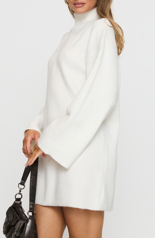 PRINCESS POLLY PRINCESS POLLY SONELLE LONG SLEEVE SWEATER MINIDRESS