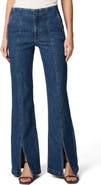 PAIGE Sofia Front Slit Flare Jeans