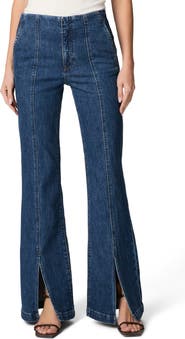 PAIGE Sofia Front Slit Flare Jeans