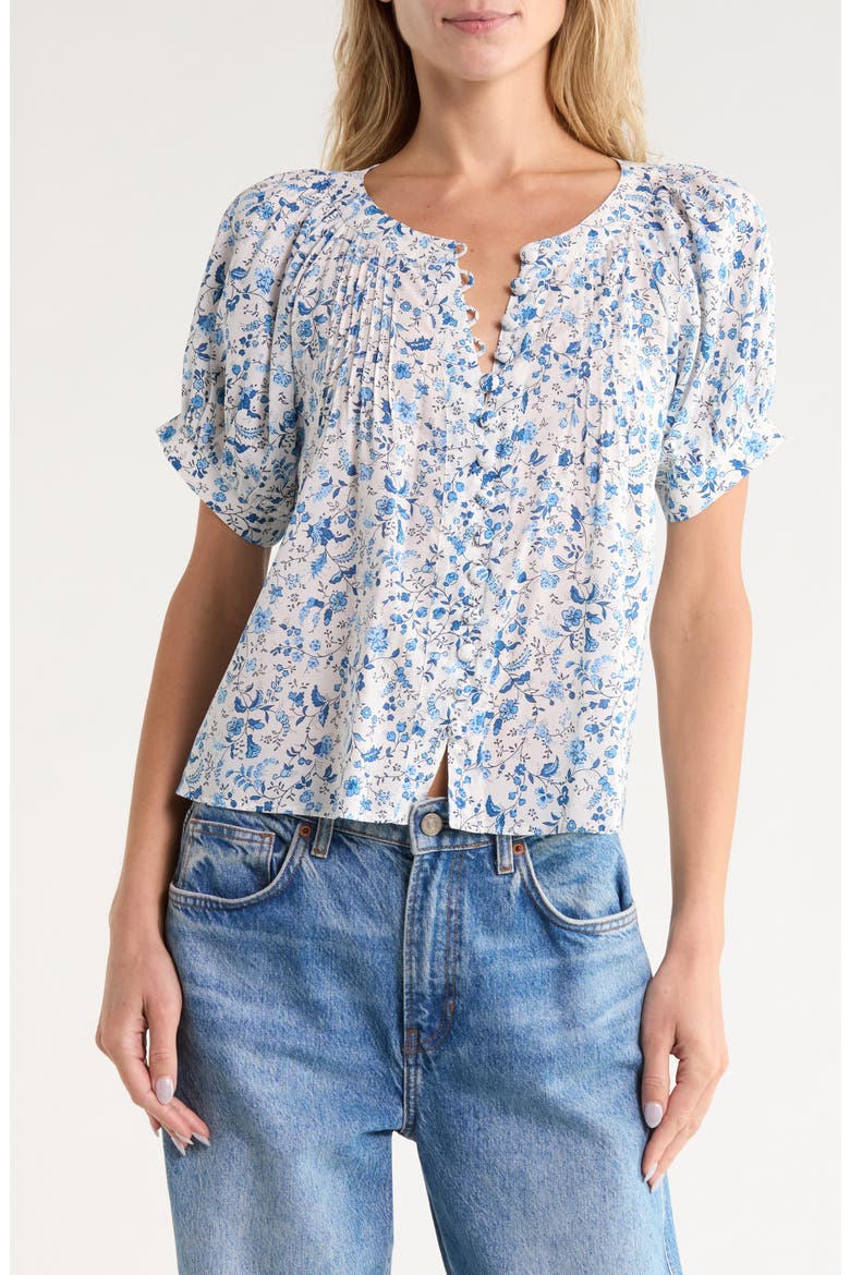 Calia Puff Sleeve Top, Main, color, NILE
