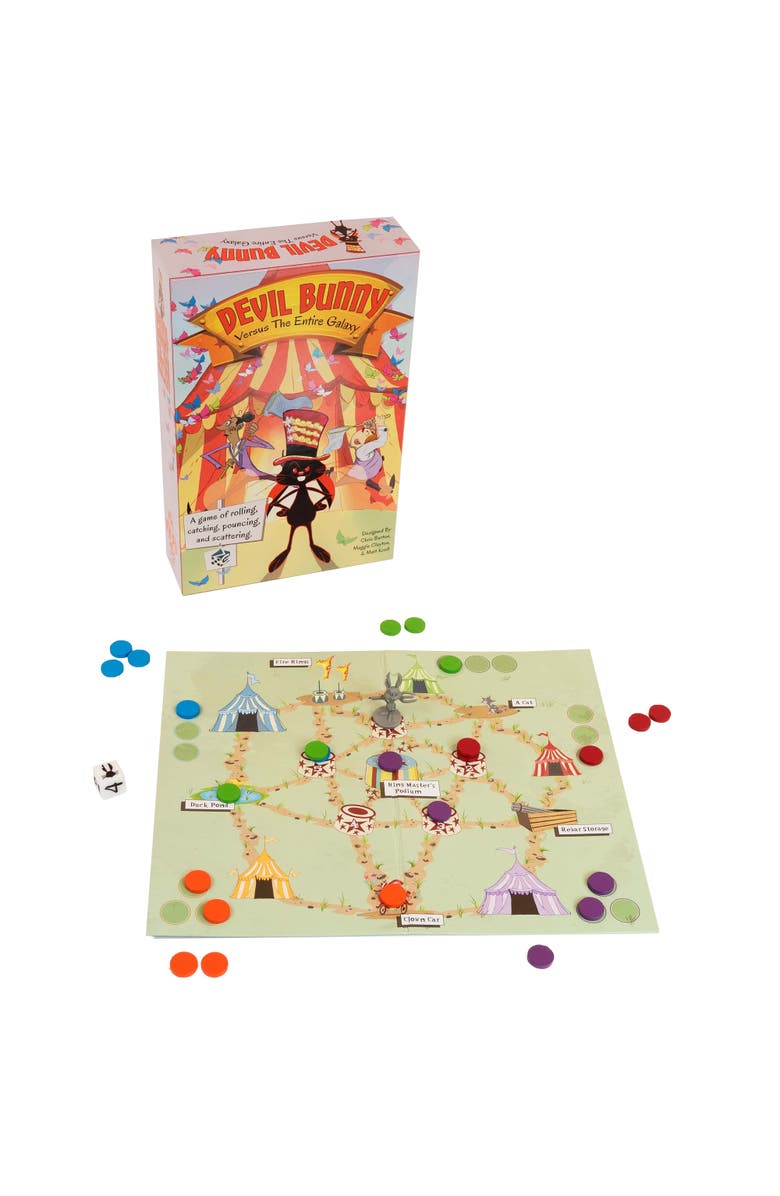 Greater Than Games Devil Bunny Versus The Entire Galaxy Board Game, Alternate, color, Multicolored