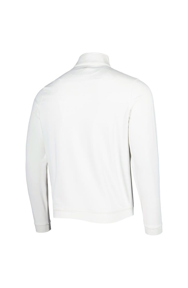 Peter Millar Men's Peter Millar White Ohio State Buckeyes Perth Performance Quarter-Zip Top, Alternate, color,