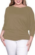 Standards & Practices Dolman Sleeve Stretch Modal Top