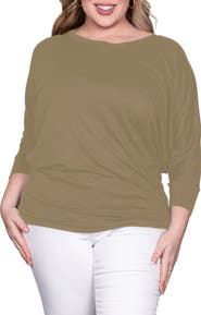 Standards & Practices Dolman Sleeve Stretch Modal Top