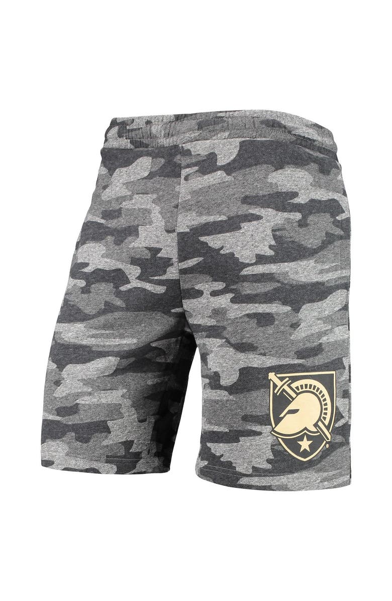 CONCEPTS SPORT Men's Concepts Sport Charcoal/Gray Army Black Knights Camo Backup Terry Jam Lounge Shorts, Alternate, color, 